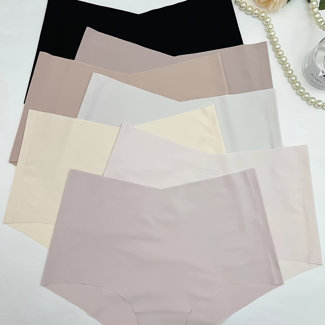 7pcs Multicolor Briefs High Waist Panties Women's Underwear