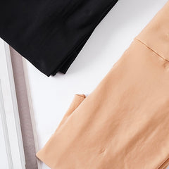 Solid High Rise Stockings For Plus Size Women