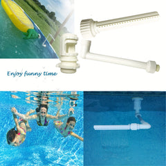 Adjustable Waterfall Fountain for 3 Threaded Above In Ground Pools
