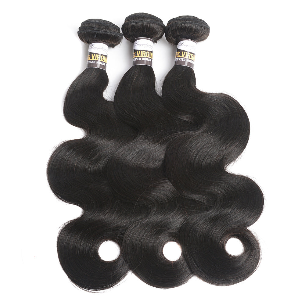 3pcs Body Wave Human Hair Extensions 10a Weaves 20-32-76 Hair Bundles