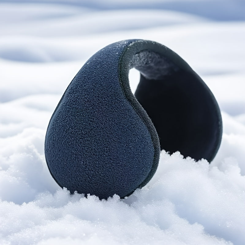 Thermal Insulated Plush Fleece Ear Warmers Soft Fuzzy Winter Ear, Ergonomic Fit