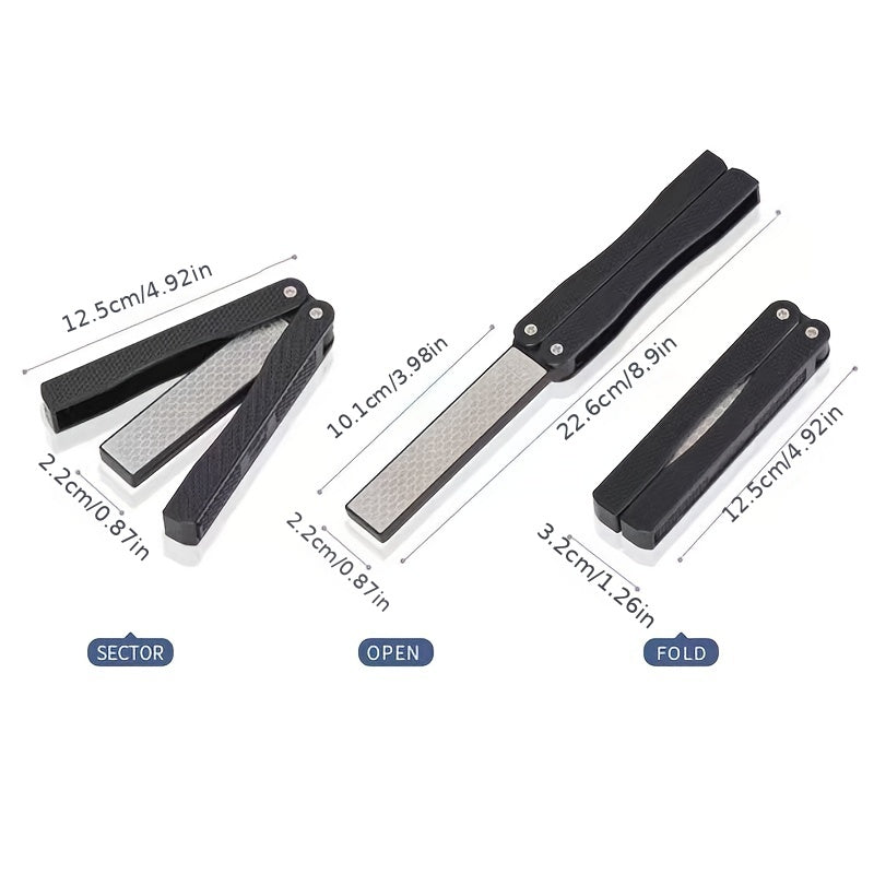 Folding Pocket Pencil Sharpener Diamond Sharpening Stone