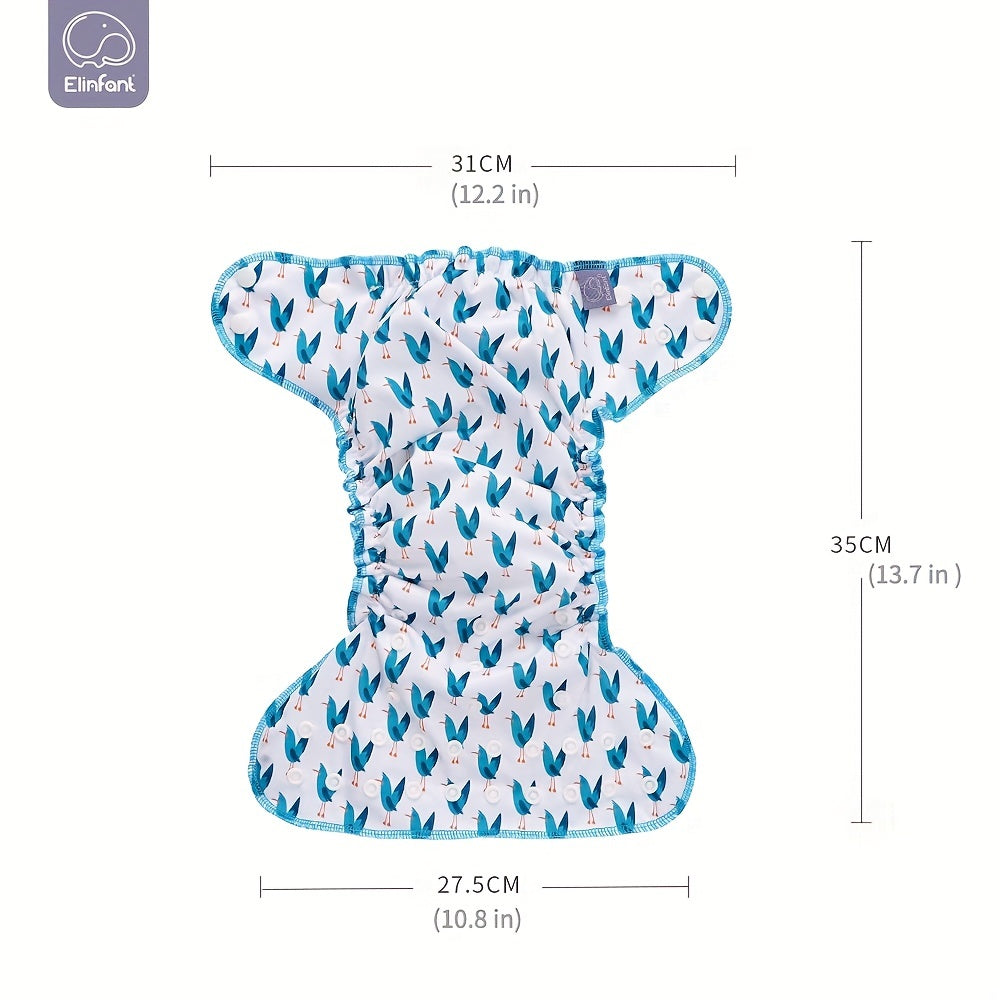 Eco Friendly Reusable Baby Cloth Diaper Waterproof Bamboo Washable Nappy