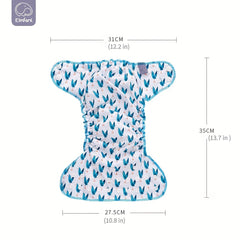 Eco Friendly Reusable Baby Cloth Diaper Waterproof Bamboo Washable Nappy