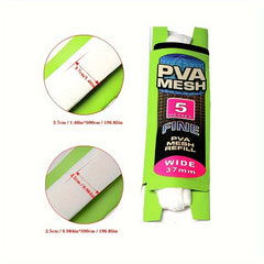 5m PVA Fishing Feeder Mesh Water Soluble Narrow Fishing Net Refill Bag