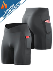 Compression Shorts with Pocket for Men Ideal for Sports Gym Running