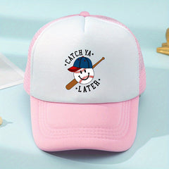 Kid's Sunshade Mesh Baseball Cap for Outdoor Sport