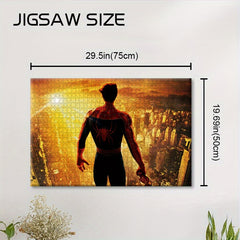 1000pcs Spider Themed Jigsaw Puzzle - Family Fun Activity