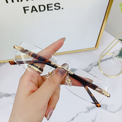 Light Blocking Rimless HD Reading Glasses