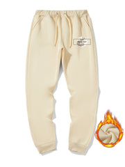 Men's Moon Light Sherpa Fleece Drawstring Sweatpants
