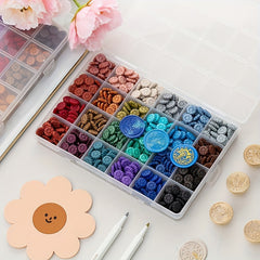 Fire Paint Wax Seal Stamp Set - Rosemary Tulip Tree Of Life Stamp