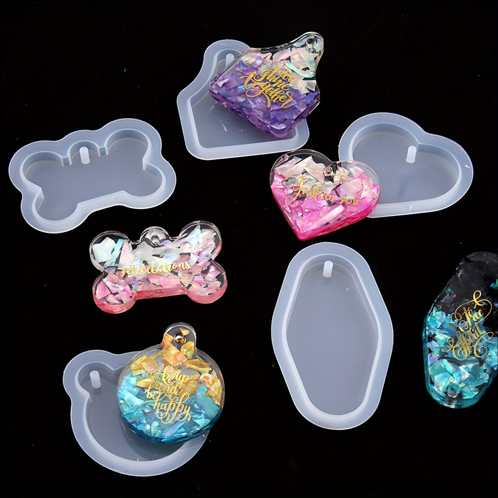 16pcs DIY Resin Kit Jewelry Molds For Crafting