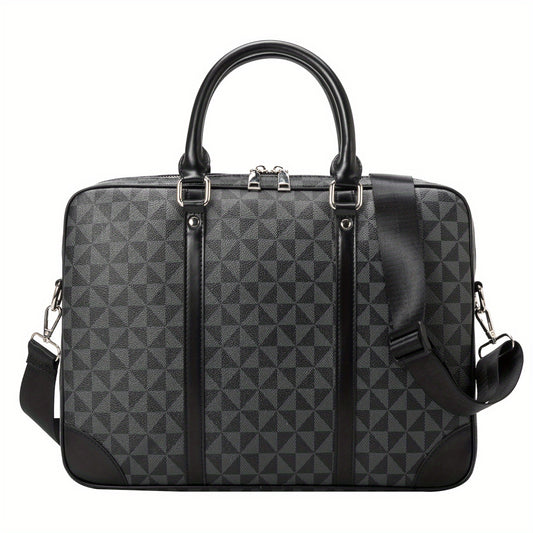 Large Capacity Business Commuter Briefcase - Laptop Bag Protective Cover