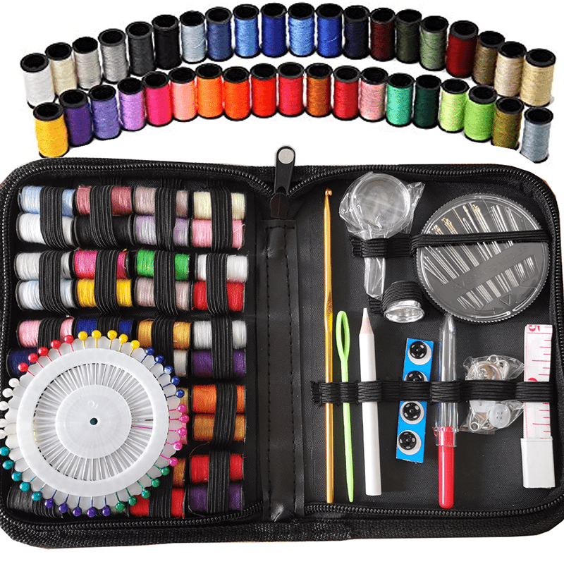 Portable Sewing Kit for Traveler Adults Beginner Emergency