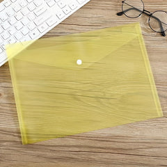 5pcs Plastic Office File Document Bags