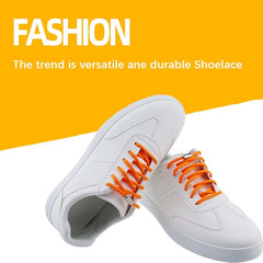 Elastic No Tie Shoelaces Semicircle Metal Lock