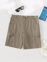 Men's Cargo Shorts with Pockets for Summer Wear