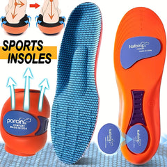 Breathable Sports Insoles, Shock Absorption Running Insoles