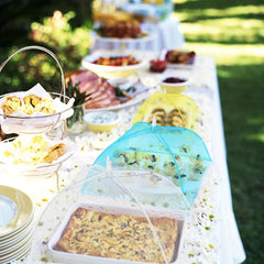 6 Pack Reusable Mesh Food Covers for Outdoor Parties BBQs Camping