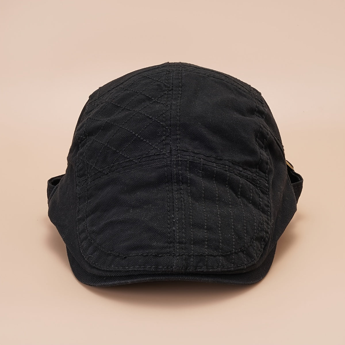 Cotton Blend Lightweight Newsboy Cap Solid Hats For Women Men