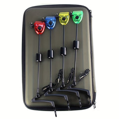 Waterproof Carp Fishing Bobbins & Swingers Set w/ Luminated Bite Alarm