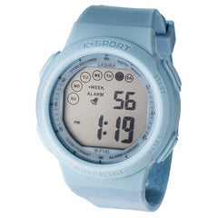 Children's Sports Watch, Black, Water Resistant, Digital Display, Alarm
