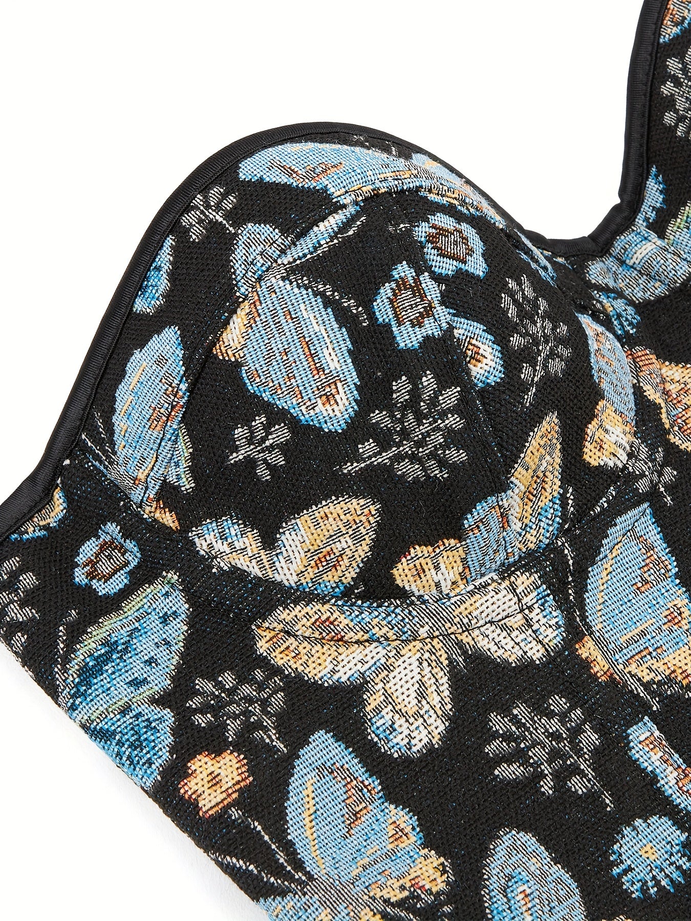 Floral Print Corset Bustier Tummy Control Body Shaper