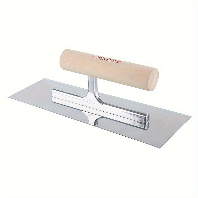 Wooden Handle Skimming Trowel Stainless Steel Blade