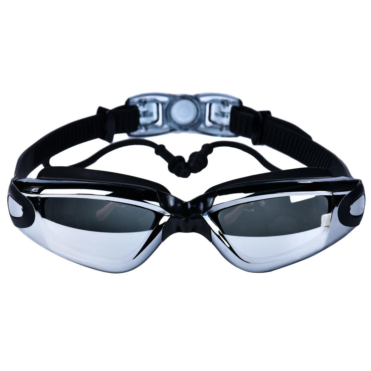 HD Electroplating Myopia Swimming Goggles with Earplugs