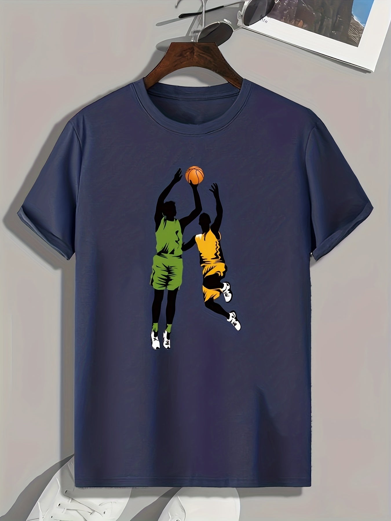 Basketball Player Graphic T-shirt for Men