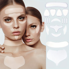 18pcs Silicone Lifting Patches for Face Neck Eyes Wrinkles Improve Skin Tone