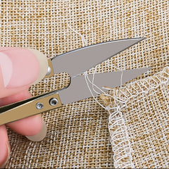 Household U-shaped Spring Yarn Scissors