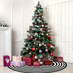 Christmas Tree Skirt Annual Rings Tree Mat Xmas Party Decorations