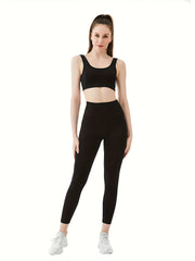 5Pcs Seamless Yoga Suit Slimming Top & High Waist Short & Pant Set