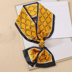 Long Hair Ribbon Skinny Scarf Headband Handbag Handle Charm