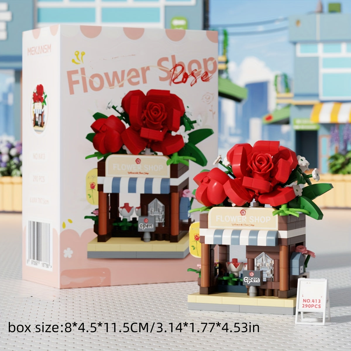 Flower Shop Building Blocks Set