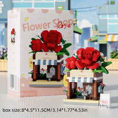 Flower Shop Building Blocks Set