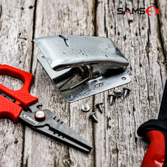 SAMSFX Stainless Steel Fish Clamp For Fish Cleaning Board