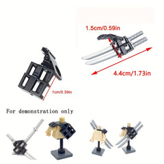Small Particle Building Blocks Doll Weapon Storage & Prop Sword Toy Accessories