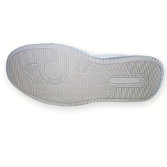 Men's Mesh Lace Up Platform Skate Shoes Non Slip Casual Shoes