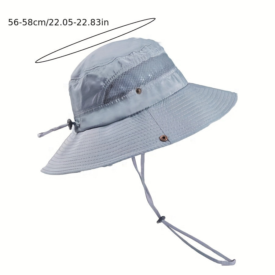 Mesh Breathable Bucket Hat UV Protection Sun Hat for Women & Men