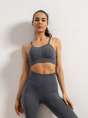 Adjustable Strap Sports Bra Seamless Comfortable and Supportive Activewear