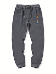 Planet Pattern Casual Stretch Joggers Men s Sweatpants For Spring