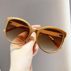 Oval Sunglasses Large Mirror Frame