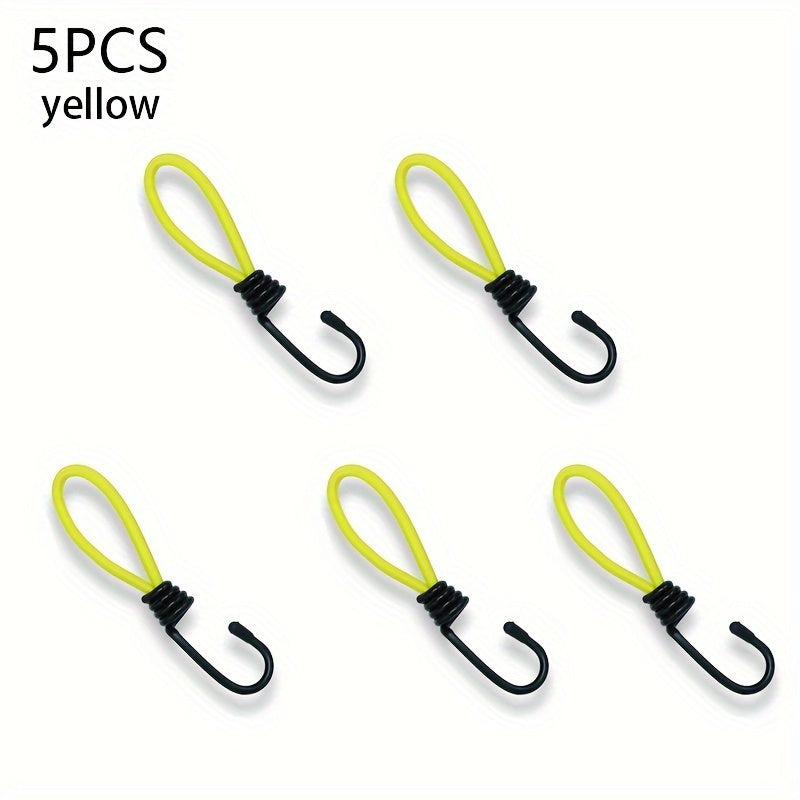 10pcs Outdoor Bungee Cord With Hook for Camping Boats Luggage