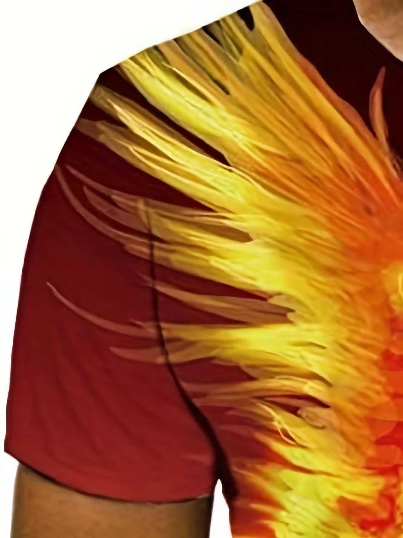Men's Phoenix 3D Print T Shirt Casual Short Sleeve Tee