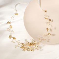 Faux Pearl Flower Wedding Belt Bridal Dress Waist Chain Sash Belt
