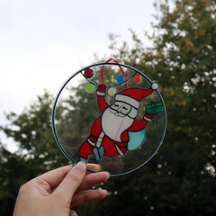 Colorful Santa Claus Christmas Decoration Pendant