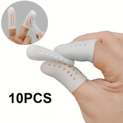 10pcs Pain Relief Finger Protector Foot Silicone Gel Guard Toe Tube Bandage