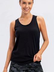 Women's Cross Back Sleeveless Tank Top for Sports and Casual Wear